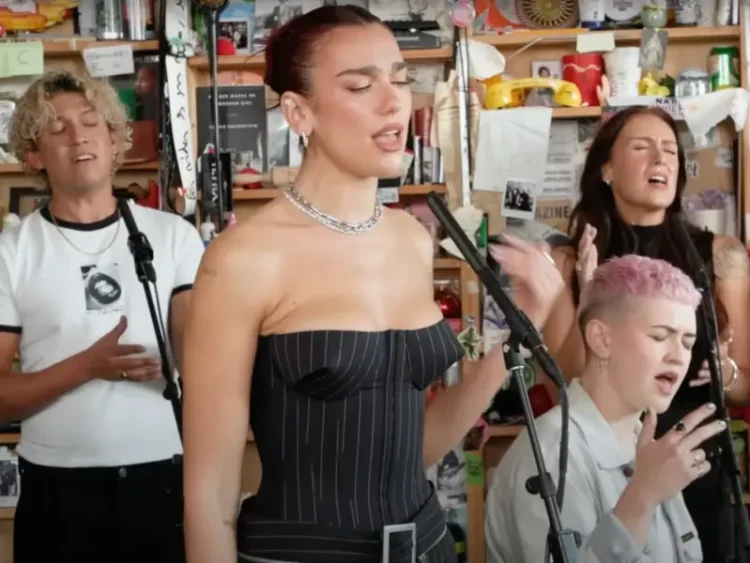 Dua Lipa Deslumbra en Tiny Desk con su Voz Auténtica