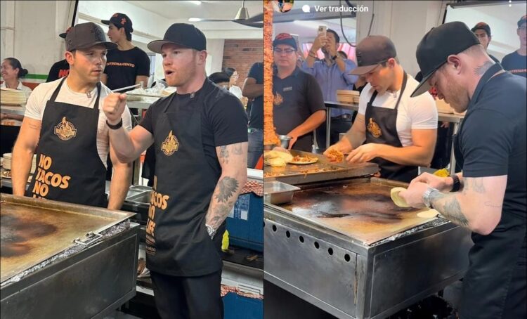 Canelo Álvarez “deja” el boxeo para “ser” taquero y atender a muchos aficionados