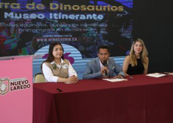 Llega a Nuevo Laredo exposición interactiva “Tierra de Dinosaurios”