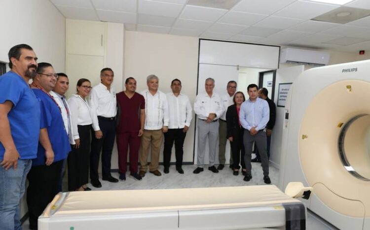 Entrega Américo tomógrafo al Hospital Infantil de Tamaulipas