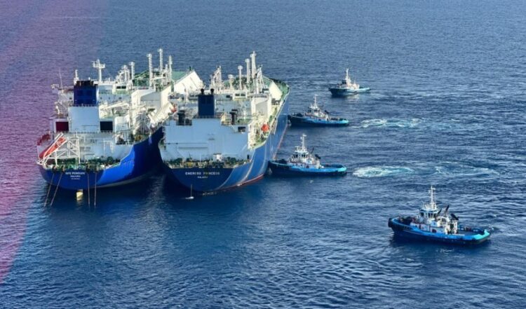 REFERENTE ENERGÉTICO Zarpa buque de gas licuado de Altamira hacia Europa