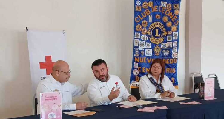 CRUZ ROJA Y CLUB DE LEONES Invitan a mujeres a la campaña de mastografías gratuitas