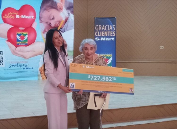 Entregan donativo de más de 727 mil pesos a Camino Abierto