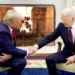 Trump regresa a la Casa Blanca y se reúne con Biden para iniciar transición