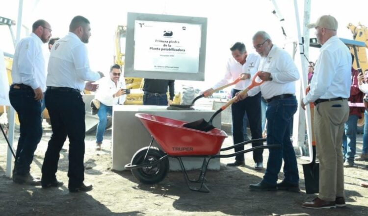 AMÉRICO VILLARREAL Inicia construcción de planta potabilizadora en Cd. Victoria