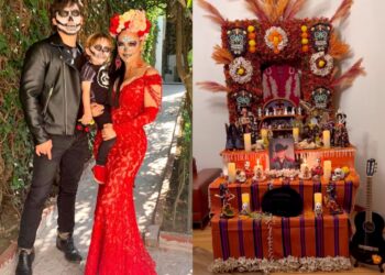 Maribel Guardia recuerda con nostalgia a Julián Figueroa en su ofrenda de Día de Muertos