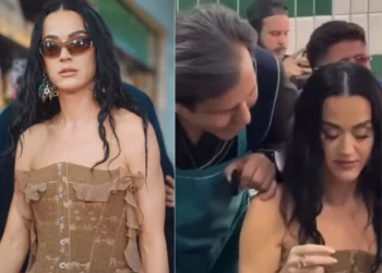Mesero incomoda a Katy Perry durante su visita a taquería en CDMX