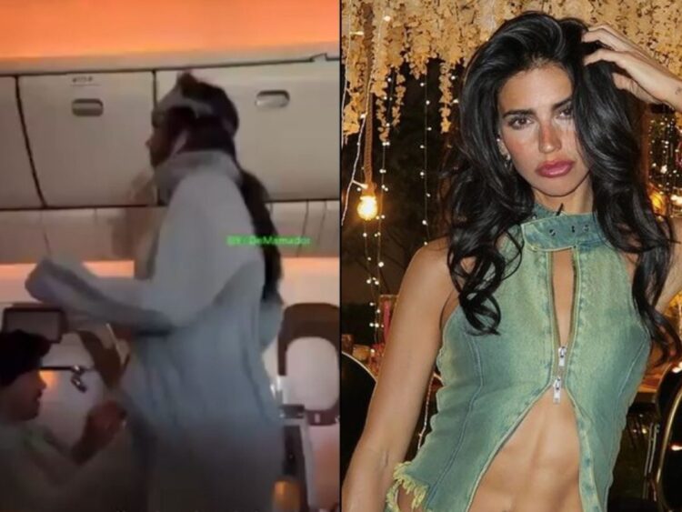 Bárbara de Regil y su rutina de ejercicio en pleno vuelo genera polémica