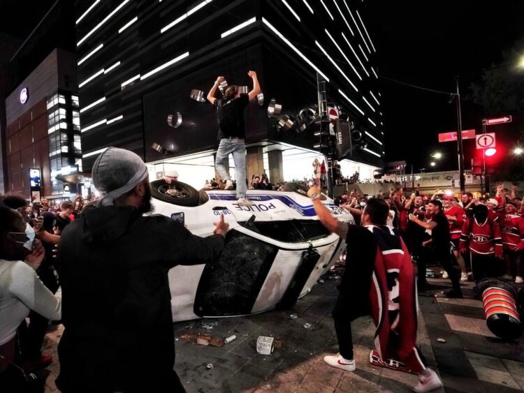 Manifestación contra la OTAN en Montreal desata violencia y antisemitismo