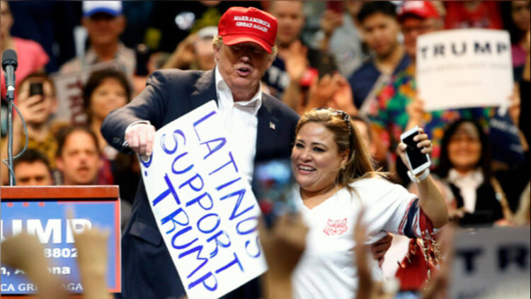 LATINOS LE DIERON EL GANE Trump conquista el voto hispano