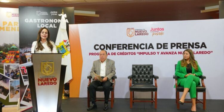 ALCALDESA CARMEN LILIA CANTUROSAS Anuncia programas financieros para los emprendedores y empresarios