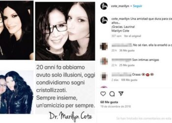 Laura Pausini se deslinda de Marilyn Cote