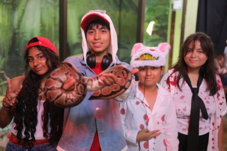 Familias celebran Halloween en el Zoológico de Nuevo Laredo