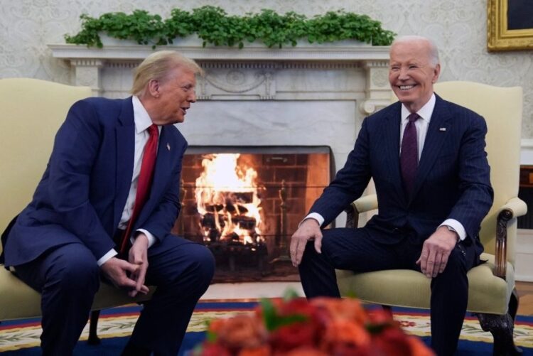 TRAS ELECCIONES Trump y Biden se reúnen por primera vez