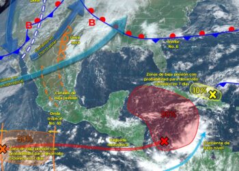 Vienen lluvias para martes en la región