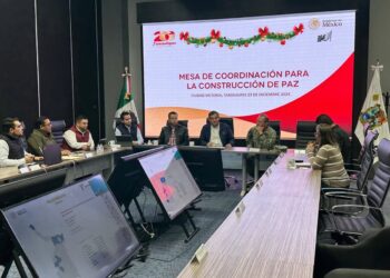 GOBERNADOR AMÉRICO VILLARREAL Preside mesa de seguridad; pide reforzar operativo para fiestas