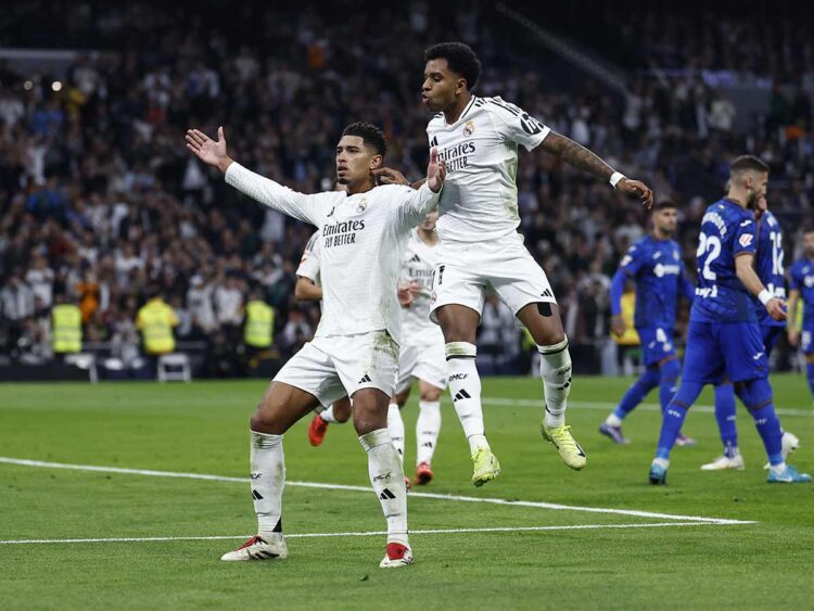 Real Madrid vence al Getafe con goles de Bellingham y Mbappé