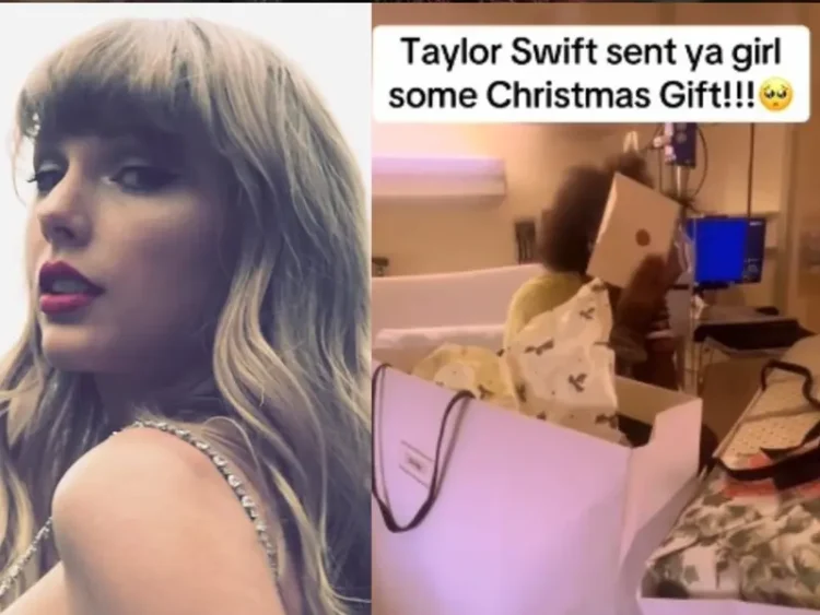 Taylor Swift conmueve con regalo navideño a joven fan hospitalizada