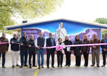 Reinauguran mural en escuela Cuauhtémoc