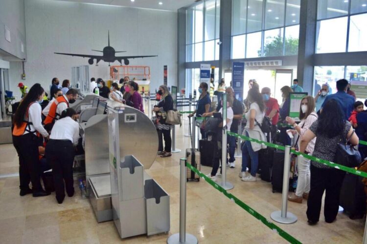 LO SATURAN Crece 4 veces el número de pasajeros en aeropuerto Quetzalcoatl este 2024