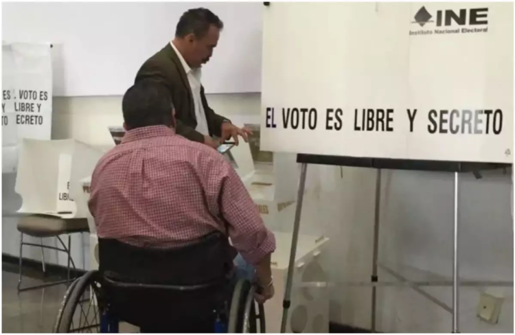 Implementa INE voto anticipado para personas con discapacidad