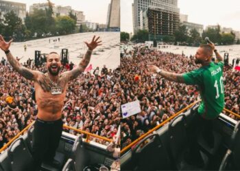 Maluma causa euforia, tras presentarse en el Monumento a la Revolución