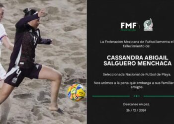 Fallece seleccionada mexicana de futbol de playa