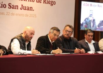 TECNIFICARÁN DISTRITO DE RIEGO 026 Firman trascendental acuerdo en Tamaulipas; invertirán 4,100 MDP