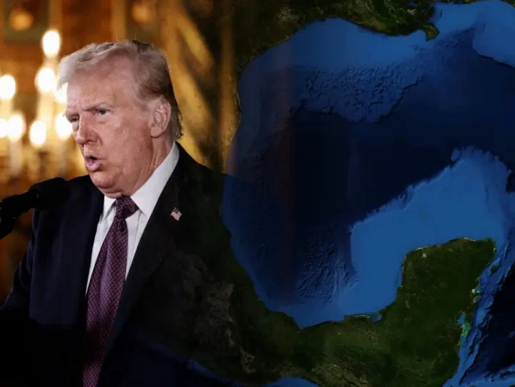 Trump propone cambiar el nombre del Golfo de México y critica el control de cárteles