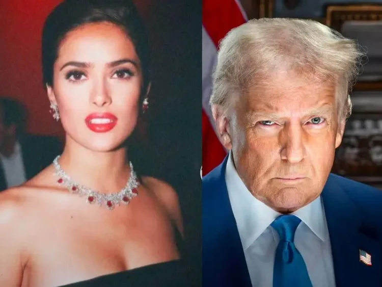 Salma Hayek y la inesperada revelación sobre Donald Trump