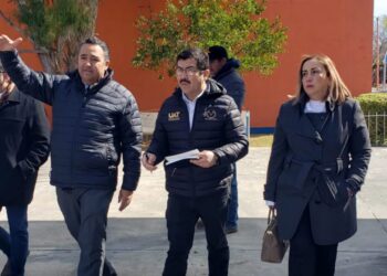 Rector Dámaso Anaya supervisa obras de la UAT en Nuevo Laredo