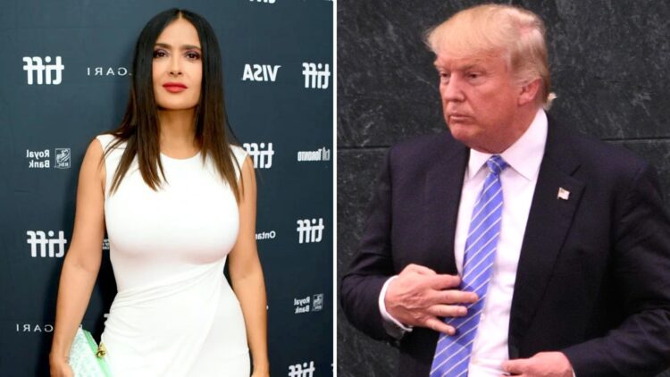 Salma Hayek revela que Donald Trump la cortejó y pudo haber sido Primera Dama