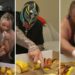Luchadores de WWE se mexicanizan y reaccionan a la rosca de Reyes