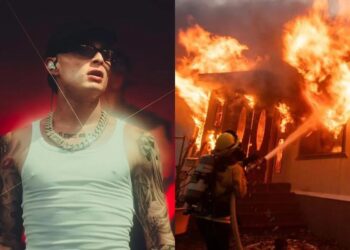 Peso Pluma se solidariza con Los Ángeles y hace donación al departamento de bomberos