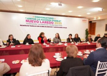 ALCALDESA, ASOCIACIONES CIVILES Y CLUBES DE SERVICIO Refrendan compromiso por el progreso y bienestar de NLD