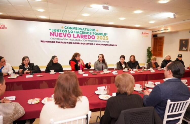 ALCALDESA, ASOCIACIONES CIVILES Y CLUBES DE SERVICIO Refrendan compromiso por el progreso y bienestar de NLD