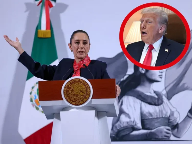 Sheinbaum llama a la cautela ante los aranceles de Trump al acero y aluminio