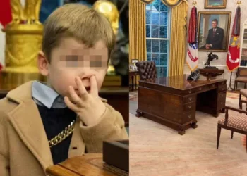 Trump reemplaza el Resolute Desk tras incidente con hijo de Elon Musk