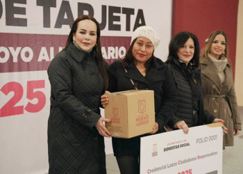 CARMEN LILIA CANTUROSAS Inicia 2025 con Apoyo Alimentario a Familias
