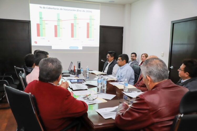 EVALÚA SECRETARÍA DE SALUD EN TAMAULIPAS Acciones del Programa de Vacunación Universal