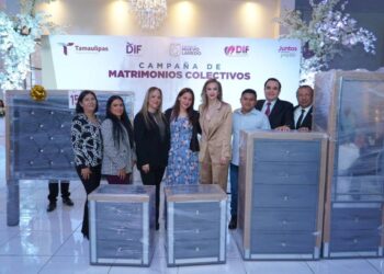 Fortalece DIF familias con emotiva ceremonia de Matrimonios Colectivos