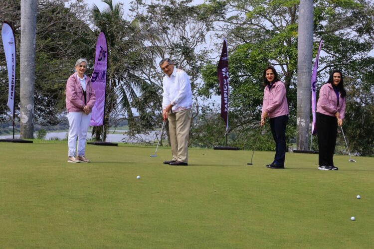 GOBERNADOR AMÉRICO VILLARREAL Premia a ganadores de Torneo de Golf DIF Tampico 2025