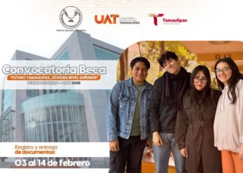 Difunde UAT convocatoria Beca Futuro Tamaulipas Jóvenes Nivel Superior