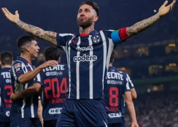 Sergio Ramos marca su primer gol en la Liga MX con Rayados