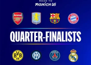 Quedan definidos los Cuartos de Final de la Champions League 2024-2025