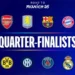 Quedan definidos los Cuartos de Final de la Champions League 2024-2025
