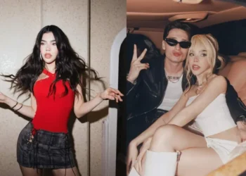 Peso Pluma confirma su romance con Kenia Os con un comentario romántico