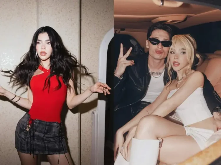 Peso Pluma confirma su romance con Kenia Os con un comentario romántico