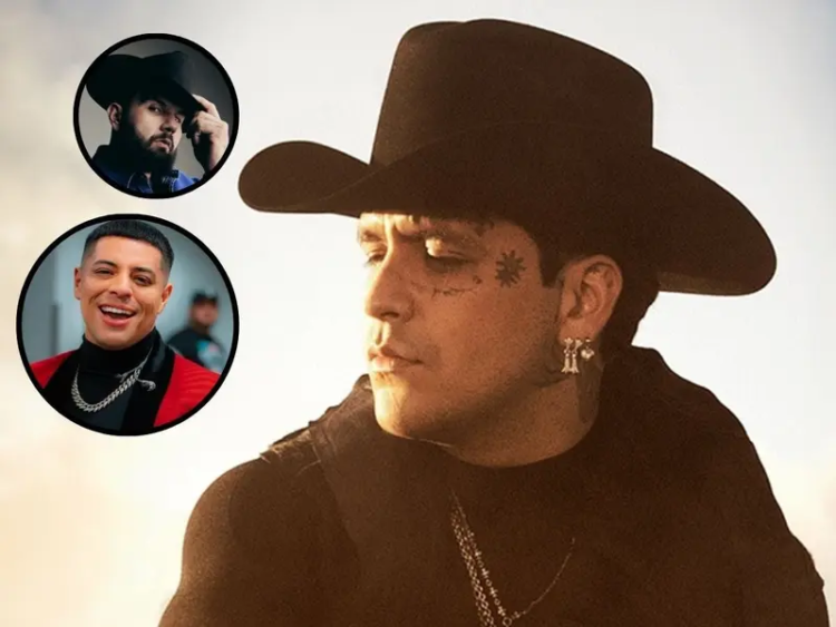 CON CARIN LEÓN Y EDWIN CAZ: CHRISTIAN NODAL Aclara rivalidad