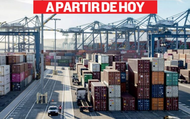 A PARTIR DE HOY Inician aranceles de Trump contra México